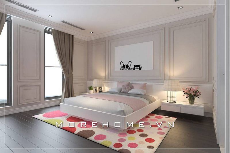 +26 mẫu giường ngủ căn hộ chung cư phong cách nội thất hiện đại sang trọng